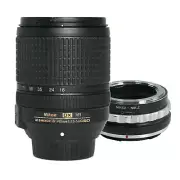 Nikon AF-S 18-140mm ED VR Lens works with Nikon Zfc Z30 Z7 II Z50 Z5 Z6 Cameras