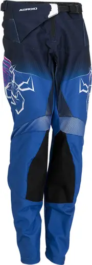 Moose Offroad Agroid, textile pants youth , color: Blue/Dark Blue/Black , size: 26