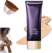 All-Over Complexion Perfector & Brush, Long-Lasting Body Coverage Perfector, Leg & Body Makeup Tattoo Cover Up Makeup Cream Bronze Radiance