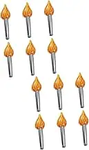 12 Pcs Inflatable Torch Kid Toys Plaything Children Toys Halloween Torch Prop Fake Torch Decor Ornaments for Inflatable Clapper Inflatable Boom Blow up Bam Bam Sticks Pvc
