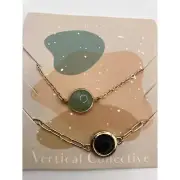 Vertical Collective Alora Bracelet Chain Layering Set Bracelet