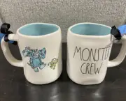 NEW Rae Dunn MONSTER CREW Mug Monsters Inc Pixar SULLY & MIKE WAZOWSKI