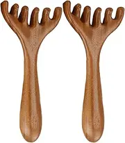 Six Claw Scalp Massager Comb, 2 Pieces Head Massage Comb, MeridianComb Wide Tooth Combs, Scalp Massager for Stress Relief, Portable ScalpStimulator for Women