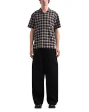 Ymc Displaced Seam Baggy Jeans in Black