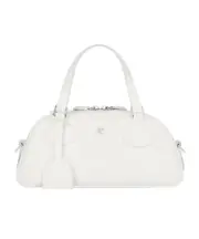 Courrèges Friday Bowling Top Handle Bag One size traditional white