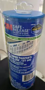 3M Scotch | 24" x 121 cm | Pre-Taped Painter's Plastic With Dispenser