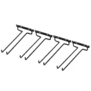 4 Pcs Wine Glass Racks Wall Mounted Hanging Rack Shelf Wine Cup Display Stand compatible with Cabinet And Bar B-C4