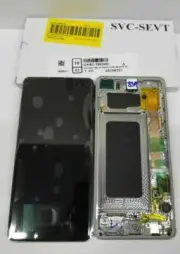 SAMSUNG Galaxy S10 plus White LCD Touch Screen Digitizer Frame G975 NEW S10+
