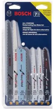 Bosch RAP7PK 7-Piece Reciprocating Saw Blade Set