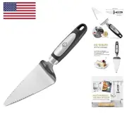 Flatware Pie Server Stainless Steel Cake Pizza Cutter Tart Dessert Slicer Black