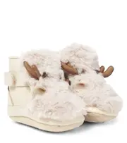 [Donsje] Donsje Richy leather and faux fur booties