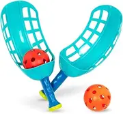 Battat – Classic Scoop & Toss Playset – 4Pcs Catch & Throw Game – Coordination & Physical Activity – Outdoor, Summer Toys – 5 Years + – Catch A Ball Playset