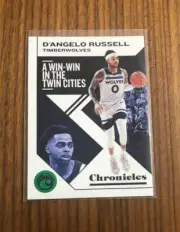 2019-20 Chronicles D'ANGELO RUSSELL #6 Green SP Parallel Card