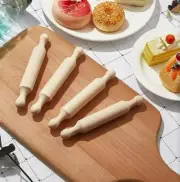 Wooden Rolling Pin Kitchen Utensil Handmade Dough Roller Baking Pizza Cookies