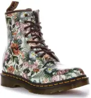 Dr Martens 1460 English Garden Floral Leather Boot Multi Colour Womens UK 3 - 8