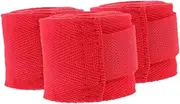 SUPVOX Men's Boxing Hand Wraps 3 Pack of Cotton Wrist Wraps Sports Fitness Accessories Elastic Breathable Sweat-Absorbent