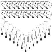 Black Tag Strings Clothing Hanging String Tag Polyester String