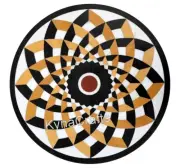 Round Marble Coffee Table Top Antique Design Inlay Work Sofa Side for Kitchen