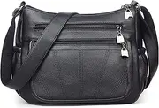 [VOLGANIK ROCK] Crossbody Purse for Women Ladies Soft PU Leather Shoulder Bag Medium Roomy Handbag Fashion Tote Top Handle Satchel