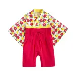 【BABY 童衣】任選 和服 日式經典女寶寶連身衣 童裝 造型服 37301(玫瑰花紅褲)