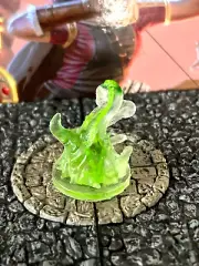Green Slime ooze Dungeons & Dragons D&D terrain painted miniature medium jelly