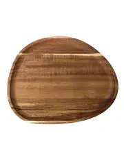 [Maxwell & Williams] Forme Acacia Wood Organic Platter 30x24cm in Natural