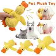 Dog Calming Duck Pet Plush Toy with Quacking Sound Calming Duck Dog Toy Stuffed