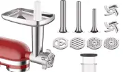 Meat Grinder & Sausage Stuffer Attachment Kit for KitchenAid Mixer – Stainless S