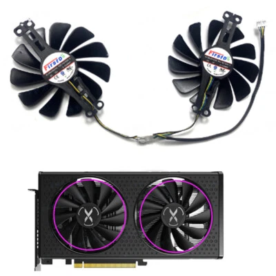 Graphics Card Cooling Fan Video Card Cooler Fan For XFX RX6600 6600XT 6650XT