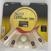 New STIGA Ping Pong 4 Player Table Tennis Paddle Rack Set Recreational