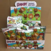 BOX LOT OF 22 PIECE SCOOBY-DOO 3D Figural Bag Clip Keychain Backpack Mystery Bag