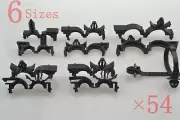 54pcs Wiring Harness Wire Loom Routing Clips Assortment Convoluted Conduit (for: Daihatsu)