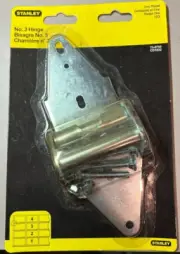 Stanley 73-0750 No 3 Sectional Garage Door Hinge, Zinc Plated