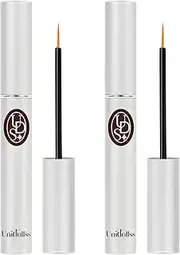 Eyelash Growth Serum 2 Pcs Safe for Sensitive Eyes makes Thicker,Longer lash and Eyebrow Unidollss Lash Serum for Lash Growth Lash Enhancing Treatment with Nourishing Botanical,Vegan&Cruelty-Free.