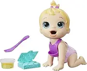 Baby Alive Lil Snacks Doll - Blonde Hair - Eats and Poops Snack-Themed 8-Inch Baby Doll, Snack Box Mold - Nuturing Dolls and Toys for Kids - F2617 - Ages 3+