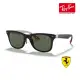 【RayBan 雷朋】碳纖維材質 法拉利聯名款 太陽眼鏡(RB8395M F05471 52mm)