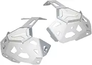 ruixingdianzishangwu R1300GS Motorcycle Engine Cover Protection Guards Cylinder Head Guards Protector Compatible with R 1300 GS 2023 2024(Silver and Silver)