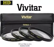4-Pcs +1/+2/+4/+10 Vivitar Ser-1 Close Up Macro Lens Kit For Canon EOS M3
