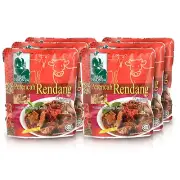 6x Mak Nyonya Instant Rendang Sauce Ready-To-Cook Dry Curry Paste Asian Spicy