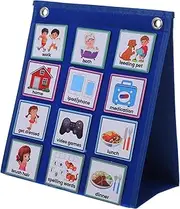 LALAFINA Visual Schedule Chart for Boys and Girls Daily Routine and Chart Boy Girl Calendar Learning for Home