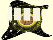 Pickguard Custom to fit Fender Stratocaster Graphic HHH 11 Hole Crypto Money