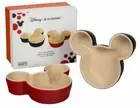 Set of 2 Fun Le Creuset 0.23 Qt. Stoneware Novelty Mickey Mouse Ramekins Dessert