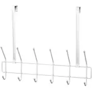 ClosetMaid 19 In. 6-Hook Over-The-Door Hook Rail 122000 Closetmaid 122000