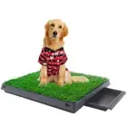 Large Dog Pet Potty Training Pee Pad Mat Puppy Tray With Grass Indoor 3 Layer
