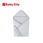 BABY CITY 娃娃城 天絲棉包巾-藍