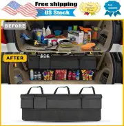 Car Cargo Net Trunk Organizer Hanging Back Seat Storage Organizer Bag SUV Trunk