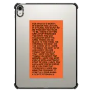 iPad Air 11-inch (M2/M3) iPad Impact Case For What It's Worth iPad Case by Quotes by Christie