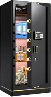 100cm (H) 8.1 Cu. Ft. Large Security Safe,Waterproof and Fireproof Safe, Home S