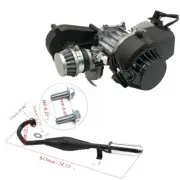 2Stroke 49cc Pull Start Motor Engine + Exhaust Pipe Dirt Bike Scooter ATV Gokart