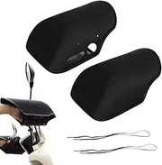 Cycling Gloves - Handlebar Gloves, 29cm Windproof Handlebar Covers - Weatherproof Handlebar Cover for Motorcycles & E-Vehicles, EVA and Polyester, Adjustable, Ideal for Scooters & Outdoor Rides